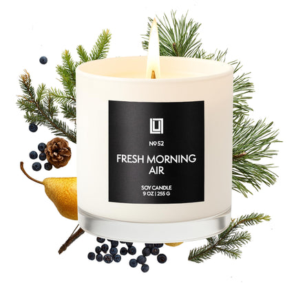 Jasmine, Oud & Sandalwood Scented Soy Blend Jar Candle, 9 Oz.