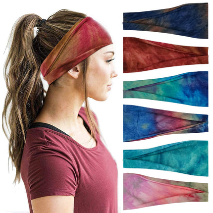 6 Pack Headbands for Women, Boho Wide Head Bands & Hair Accessories