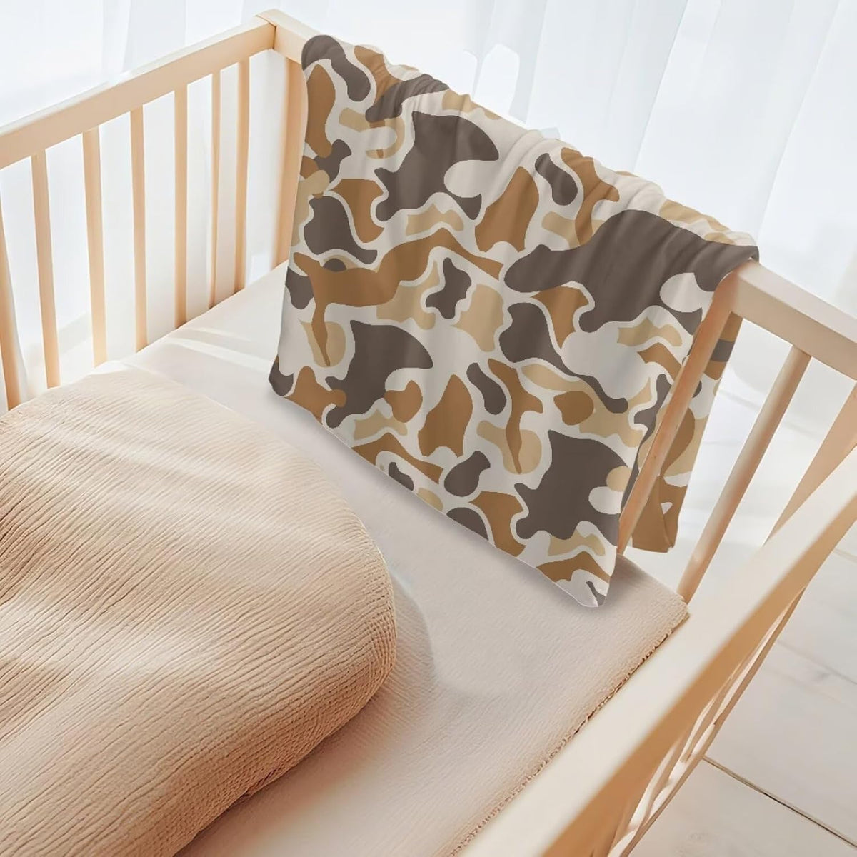 Duck Hunting Camo Infant Lounger Pillow Cover Cozy Lounger Slipcover for Newborn & Infant Nest Cover - photo 4
