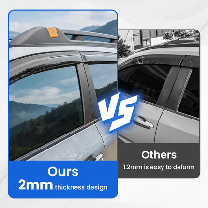 Tape-On Rain Guards Fit for Subaru Outback 2026+