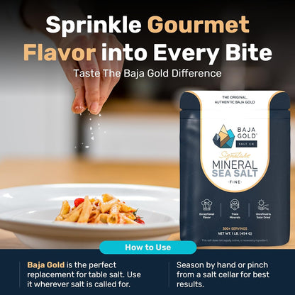 Signature Mineral Sea Salt - Recommended by Gary Brecka - Authentic Fine Grind Salt for Cooking & Baking - photo 5
