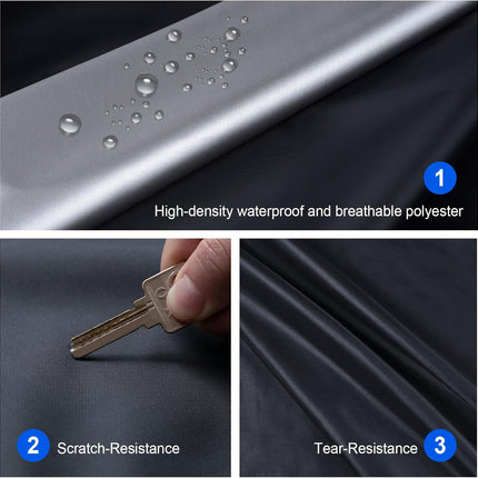 GUNHYI Nissan Car Cover Custom Fit Nissan Xterra Waterproof All Weather, Lightweight Full Exterior Cover for Automobiles Outdoor Sun UV Rain Dust Snow Wind Protection.