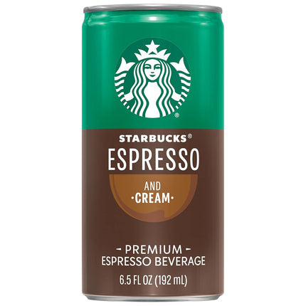 Starbucks Espresso & Cream, 6.5 Fl Oz Cans (Pack of 12)