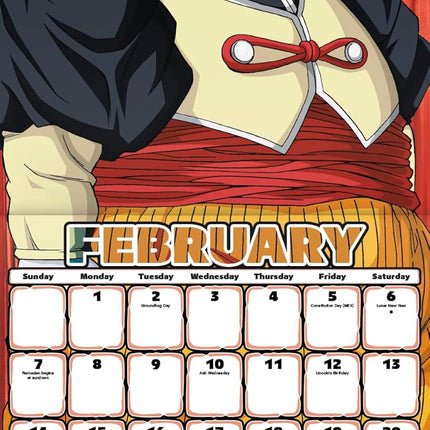 2027 Dragon Ball Z Wall Calendar
