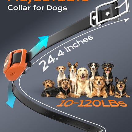 Shock Collar for Dogs- 4200FT LED Light Dog Training Collar with Remote