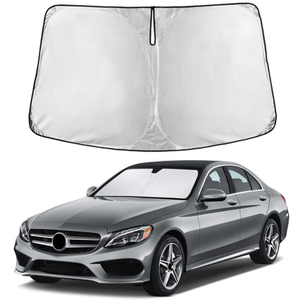 Car Front Windshield Sun Shade, Foldable Window Shade for SUVs