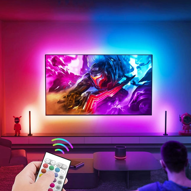 16.4 ft RGB LED TV Backlight for 45-75 Inch TVs