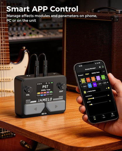 Pocket Guitar Multi Effects Pedal in Black - photo 5