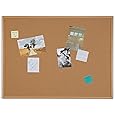Cork Bulletin Board, 48 x 36, Natural, Oak Frame