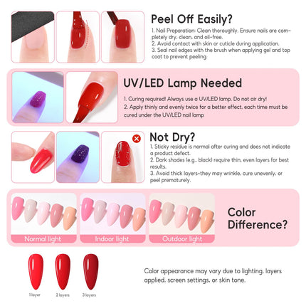 Set de 25PCS de esmalte de uñas en gel colores de otoño, esmalte en gel soak off con brillo y mate, capa superior dorada plateada con glitter, rojo marrón negro blanco verde DIY para mujeres y niñas