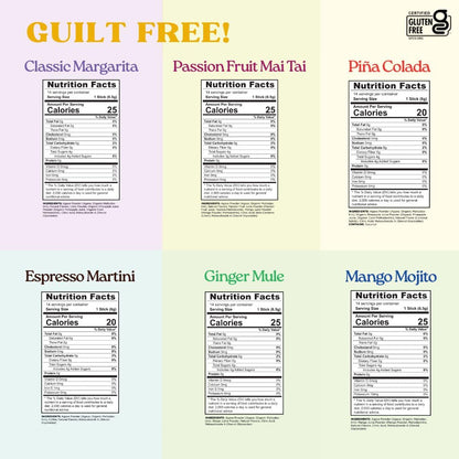 Variety Pack Cocktail Mix, 12 ct, Non-Alcoholic Mocktail Mixer - photo 2