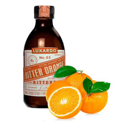 Luxardo Aromatic Infused Cocktail Bitters | Product of Italy | Versatile and Essential Ingredients for Drinks, 200 ml (Bitter Orange)