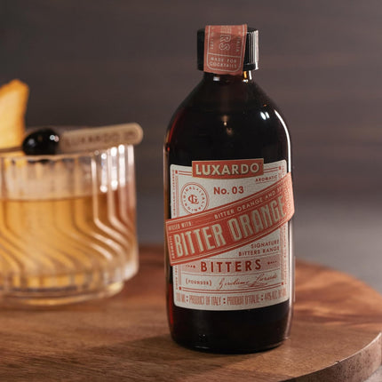 Luxardo Aromatic Infused Cocktail Bitters | Product of Italy | Versatile and Essential Ingredients for Drinks, 200 ml (Bitter Orange)