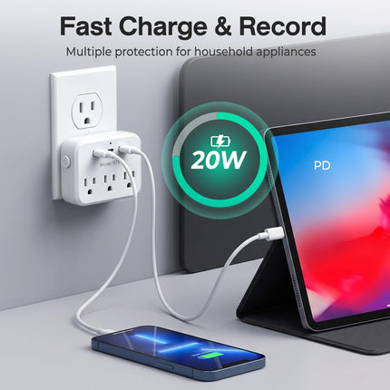 Cámara de vigilancia Wi-Fi Hd 1080p; cámara inalámbrica de pared con detección de movimiento y grabación en bucle; compatible con carga rápida y monitoreo remoto; diseñada específicamente para seguridad del hogar