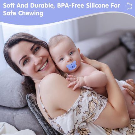 Teether Pacifier, Helps Soothe Baby & Teething Relief