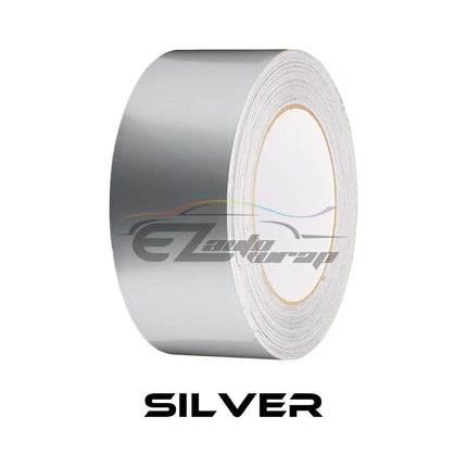 Free Tool Kit 10" Wide 10FT Long Gloss Glossy Silver Racing Stripes Vinyl Wrap Rally Decals Stripe Sticker