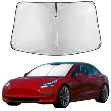 Parasol para parabrisas compatible con Tesla Model 3 y Model Y