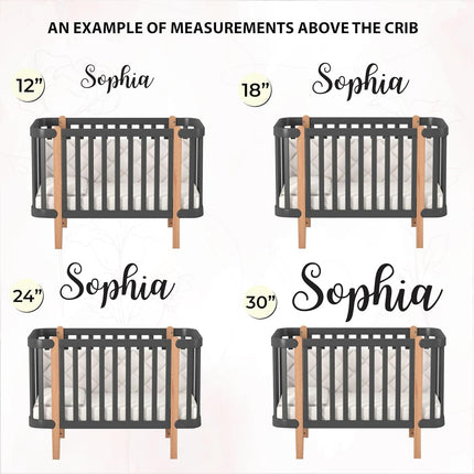 Personalized Name Sign for Nursery - Custom Wooden Name Signs for Kids Room, Personalized Nursery Name Sign - Perfect Baby Room Decor, Wall Name Decoration & Wedding signs, Family Name Signs (First Name & Middle Name)