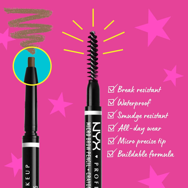 PROFESSIONAL MAKEUP Micro Brow Pencil, Precise Eyebrow Pencil - Taupe