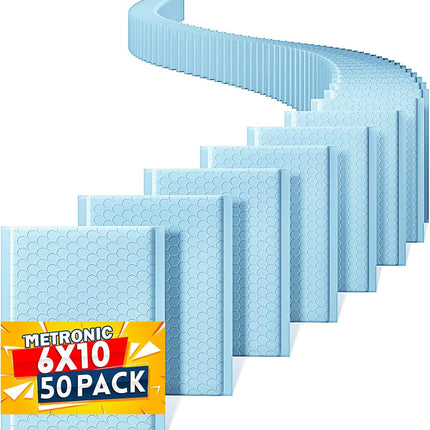 Bubble Mailers 10x13" Padded Envelopes White 40 Pack Waterproof