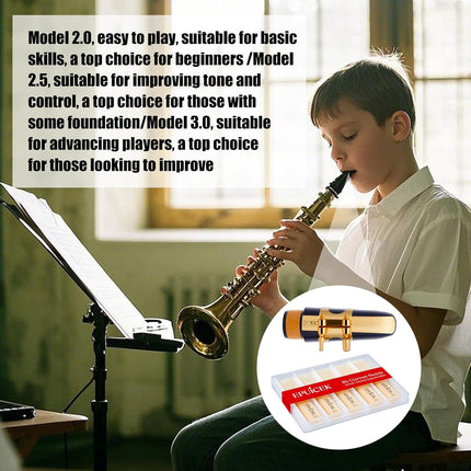 10 Pack Bb Clarinet Reeds 2.5 Strength f - closeup