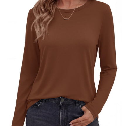 Long Sleeve Shirts for Women Casual Tops School Fall Outfits 2026