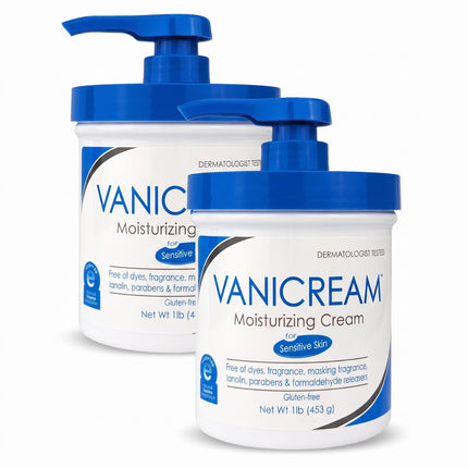 Moisturizing Cream, Body & Face Moisturizer, 16 Oz Pump Dispenser