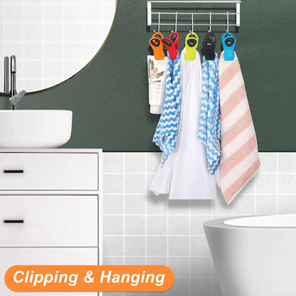 12 Pack Magnetic Plastic Bag Clips for Food Storage - photo 4