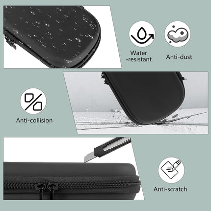 JDGPOKOO 4 in 1 Accessories Kit for PSP 1000/2000/3000, Carrying Case for PSP 1000 2000 3000, 2 Set Screen Protectors and Charging&Date Cable, Compatible with PlayStation Portable 1000/2000/3000 ONLY