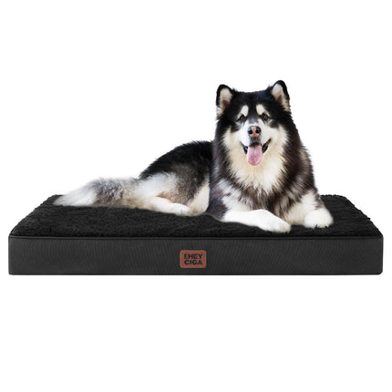 Cama ortopédica para perros grande con funda extraíble lavable, 41IN gris