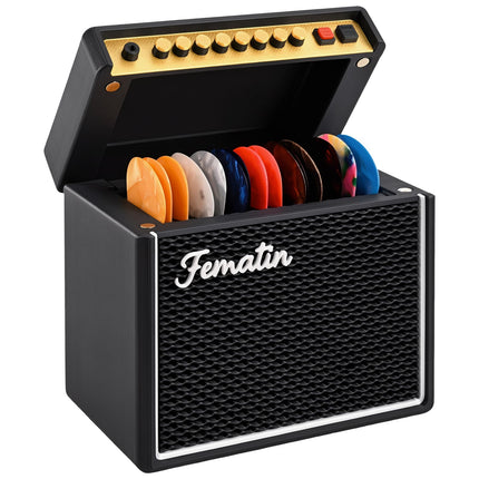 Guitar Pick Holder Box, Amp Speaker Style Guitar Picks Display Case