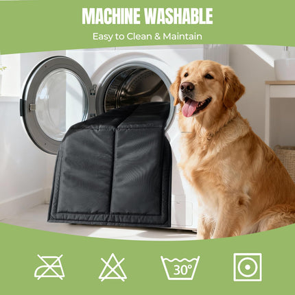 Chew Proof Dog Bed, Durable Dog Crate Pad, Medium (22"x35")
