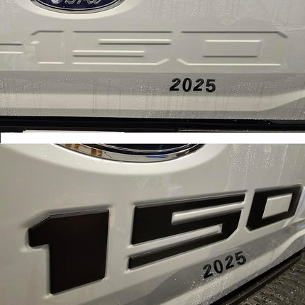 Tailgate Insert Letters Compatible with f150 2021 2022 2023 2024 2025 2026 3D Emblems with Strong Adhesive 251206da1 Matte Black
