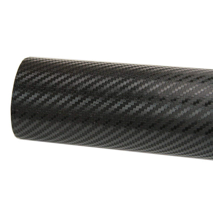 3D Black Carbon Fiber Car Vinyl Wrap Self-Adhesive Film 1ft x 5ft