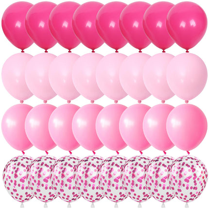 Retro Blush Pink Balloons 60 Packs 12 Inch Latex Balloons