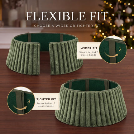 Christmas Tree Collar - Modern 29" Velvet Tree Ring