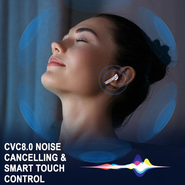 Wireless Earbuds, Bluetooth 5.4 Ear Buds, LED Power Display, 6D Bass Stereo - photo 2