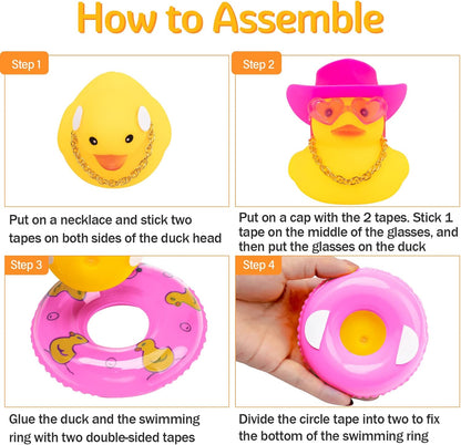 Car Rubber Duck Car Duck Decoration Dashboard Car Ornament for Car Dashboard Decoration Accessories with - photo 3