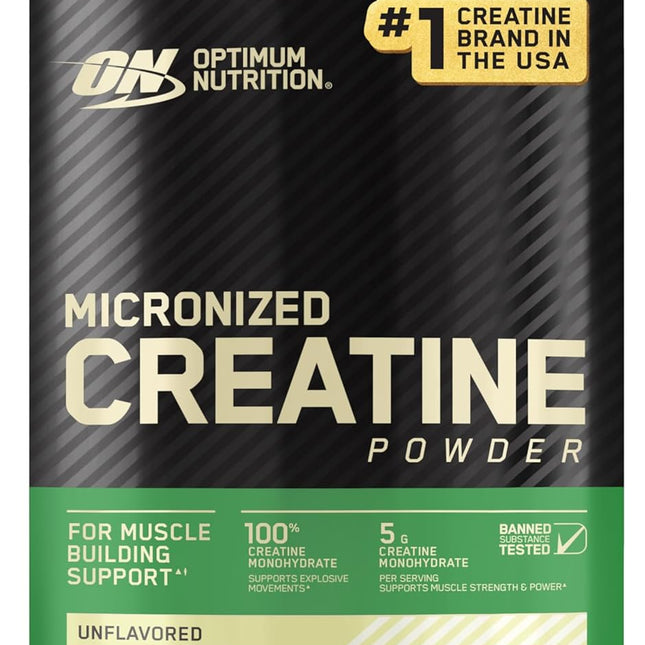 Optimum Nutrition Creatine Monohydrate Powder 600g - Front