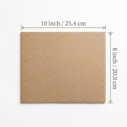 8 X 10 in, 55 Pack, Brown Corrugated Cardboard Sheets, Flat Cardboard Sheets for Crafts, Shipping, Mailing, Moving & Shipping