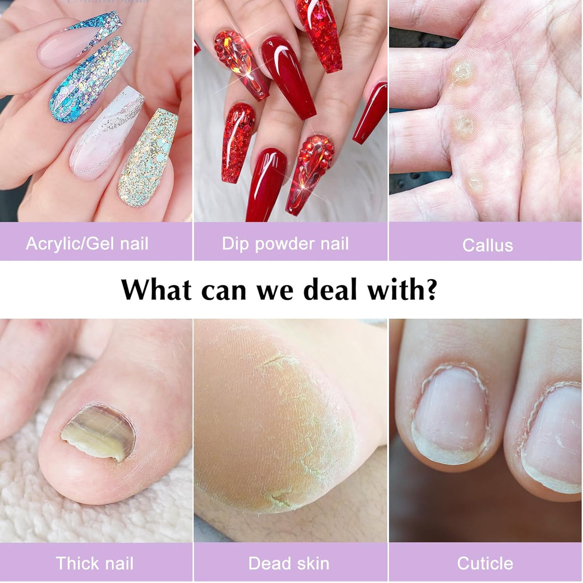 Electric Nail Drill File Professional: for Acrylic Gel Dip - photo 3