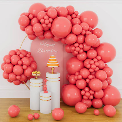 Kit de arco de globos negro mate de 134Pcs, kit de guirnalda de globos de látex