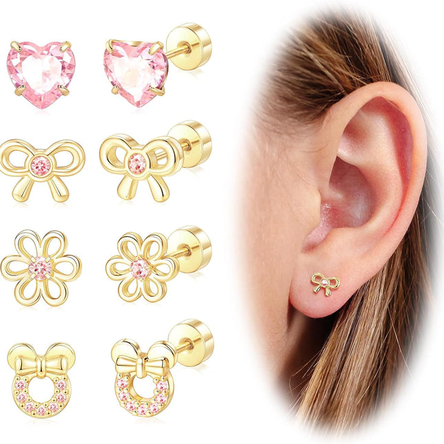 Hypoallergenic Earrings for Baby, Toddler, Kids & Teens