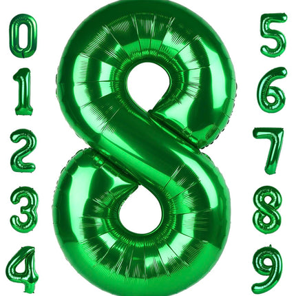 Number Balloons 5 Balloon Blue Birthday Decorations for Men Party, 40 Inch