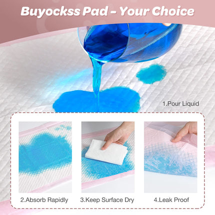 Disposable Changing Pad Liners Pack of 100 Baby Incontinence Changing Pads Diaper UnderPads Ultra Soft - photo 4
