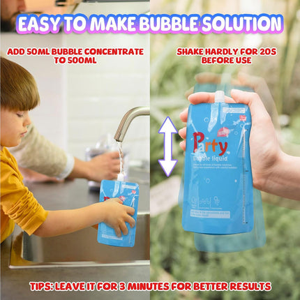 Bubble Machine, Automatic Bubble Blower for Kids Toddlers, 7600+ Bubbles Per Minute, 90° 200° Oscillating Electric Plug-in or Batteries Bubble Maker Toys for Outdoor Birthday Party - White