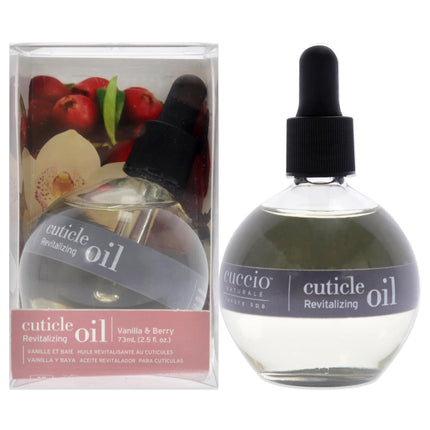 Naturale Milk & Honey Revitalizing Cuticle Oil, Lightweight Fast-Absorbing Hydrating Nail & Cuticle Conditioner, Cold-Pressed Oils + Vitamin E, 2.30 Fl Oz