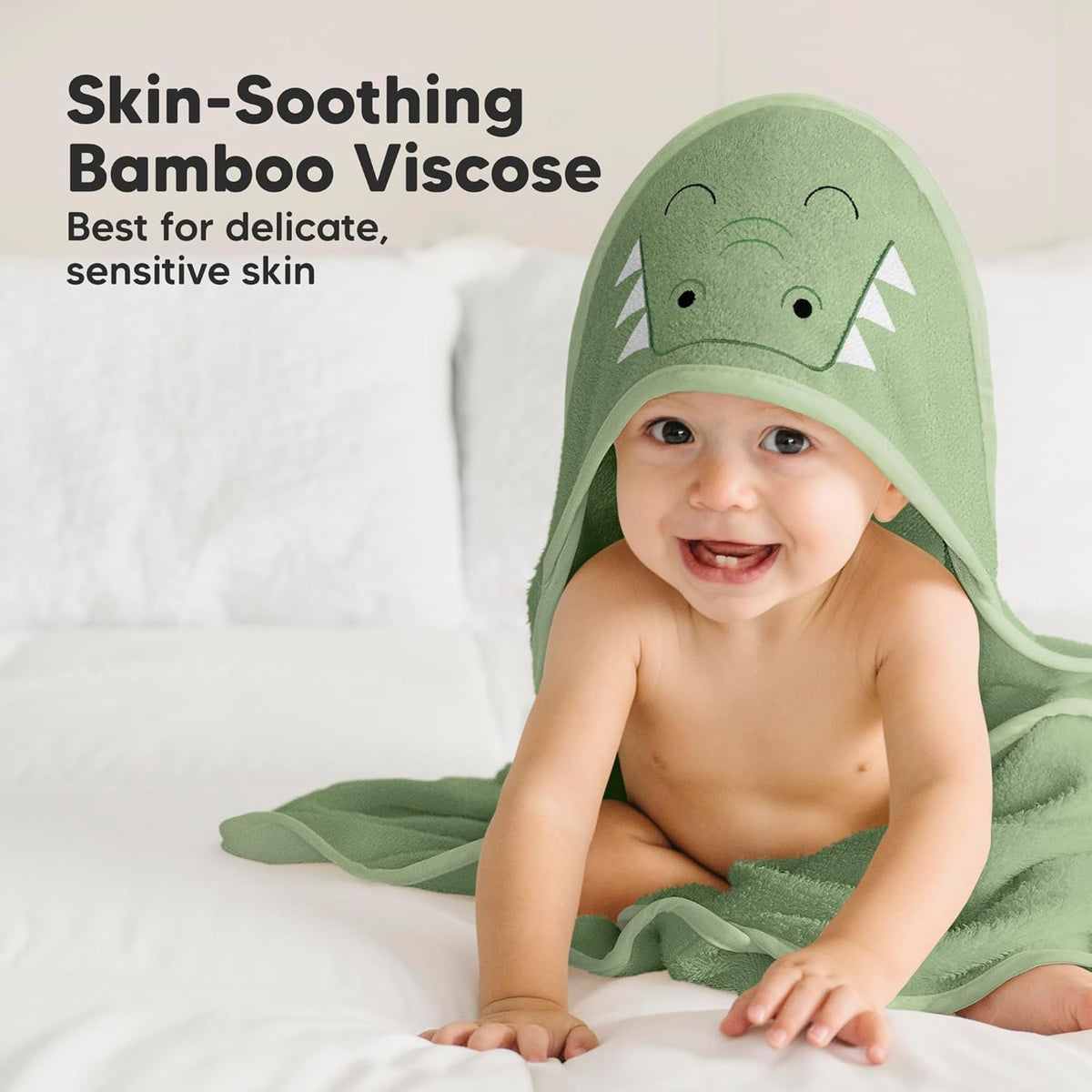 Large Hooded Baby Towel for Newborns and Toddlers - photo 3