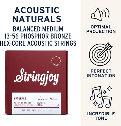 13-56 Balanced Medium Gauge Guitar Strings - photo 2