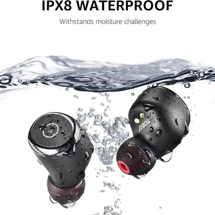 TOZO T10 Wireless Earbuds Bluetooth 5.3 Headphones, App Customize EQ, Ergonomic Design, 55H Playtime, Wireless Charging Case, IPX8 Waterproof Sound in-Ear Headset, New Version